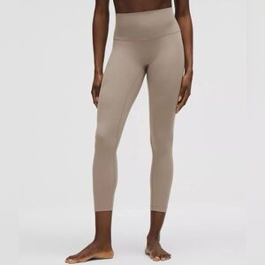 NWT Lululemon Women’s Align No Line High-Rise Pant 25" Warm Ash Grey Size 4